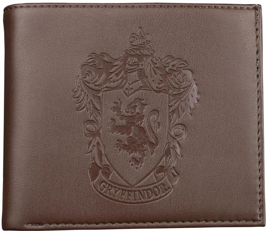 IKO0960 Harry Potter - Gryffindor Embossed Brown Wallet - Ikon Collectables - Titan Pop Culture