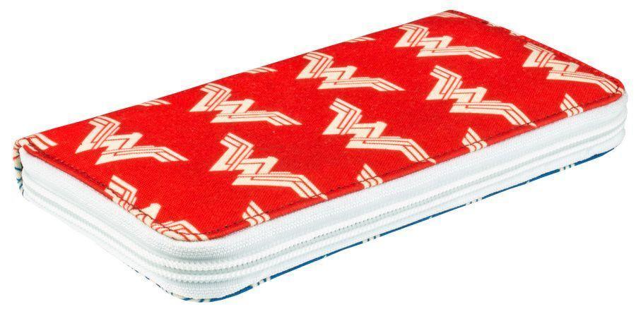 IKO0988 Wonder Woman Movie - Red & Blue logo Clutch Purse - Ikon Collectables - Titan Pop Culture