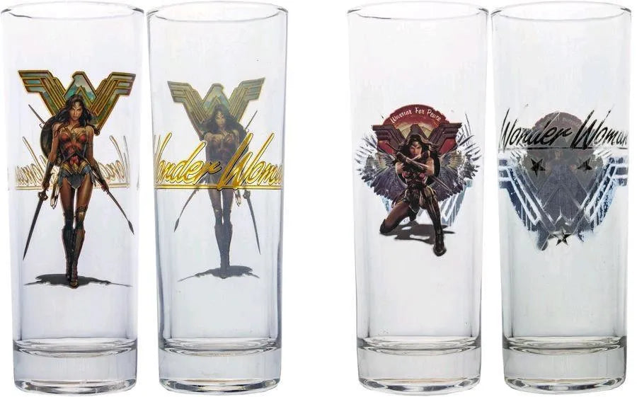 IKO1023 Wonder Woman Movie - Warrior for Peace Tumbler Set of 2 - Ikon Collectables - Titan Pop Culture