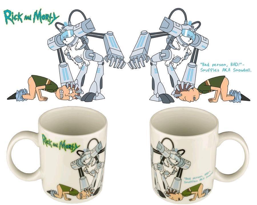 IKO1141 Rick & Morty - Snowball Bad Person Bad Mug - Ikon Collectables - Titan Pop Culture