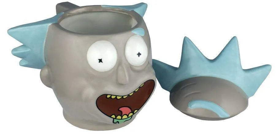 IKO1194 Rick & Morty - Rick 3D Mug with Lid - Ikon Collectables - Titan Pop Culture