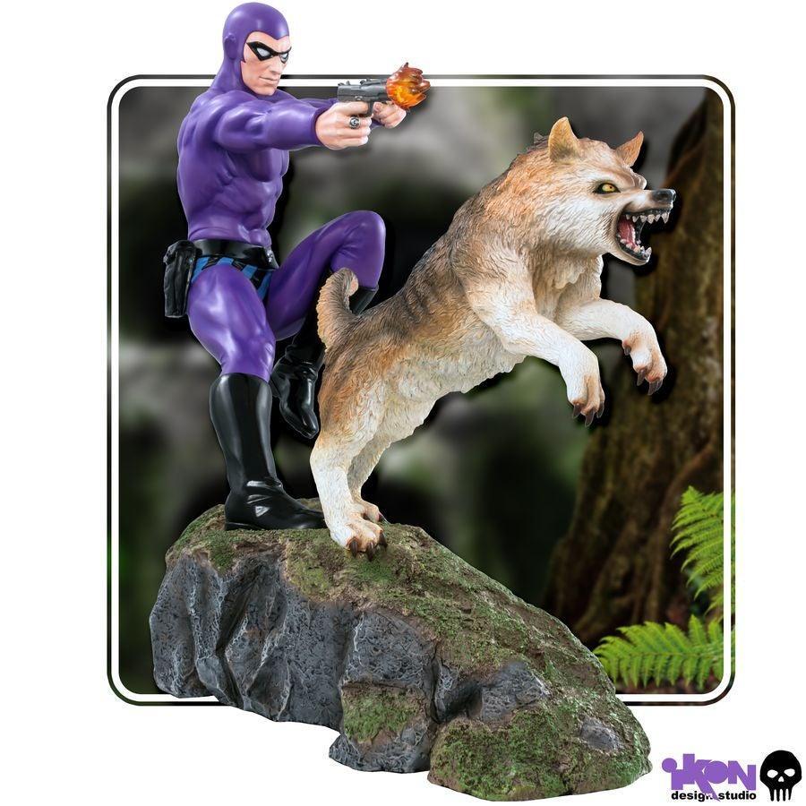 IKO1227 Phantom - Phantom and Devil Purple Suit Statue - Ikon Design Studio - Titan Pop Culture