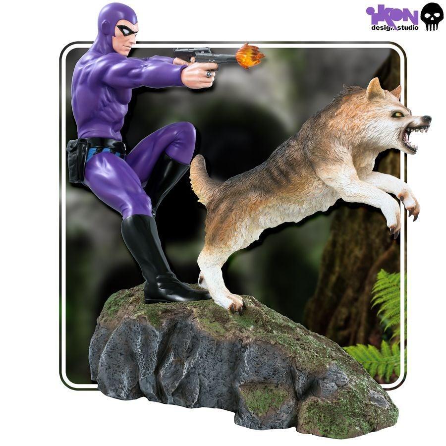 IKO1227 Phantom - Phantom and Devil Purple Suit Statue - Ikon Design Studio - Titan Pop Culture