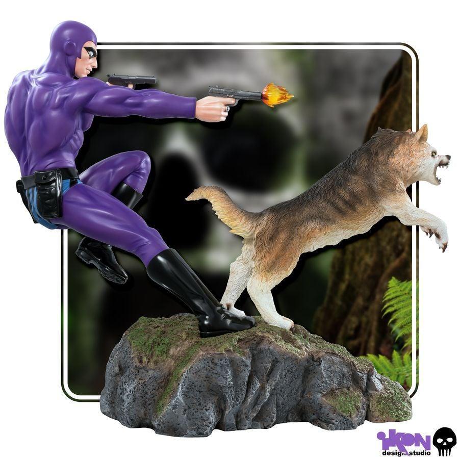 IKO1227 Phantom - Phantom and Devil Purple Suit Statue - Ikon Design Studio - Titan Pop Culture