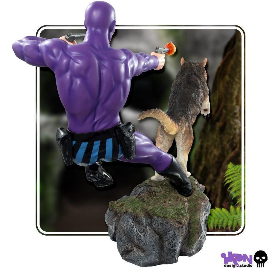 IKO1227 Phantom - Phantom and Devil Purple Suit Statue - Ikon Design Studio - Titan Pop Culture