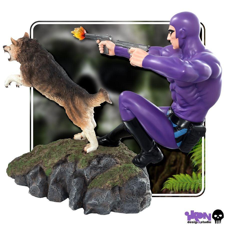 IKO1227 Phantom - Phantom and Devil Purple Suit Statue - Ikon Design Studio - Titan Pop Culture