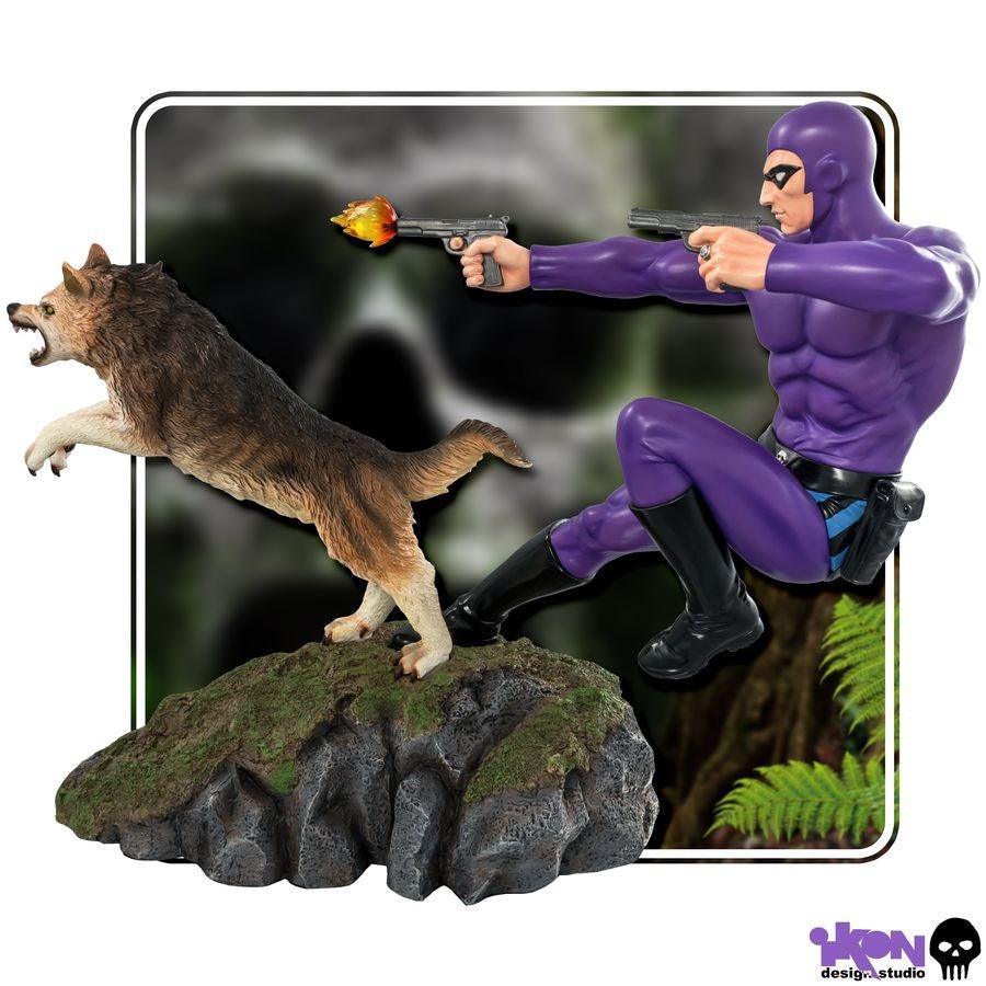 IKO1227 Phantom - Phantom and Devil Purple Suit Statue - Ikon Design Studio - Titan Pop Culture