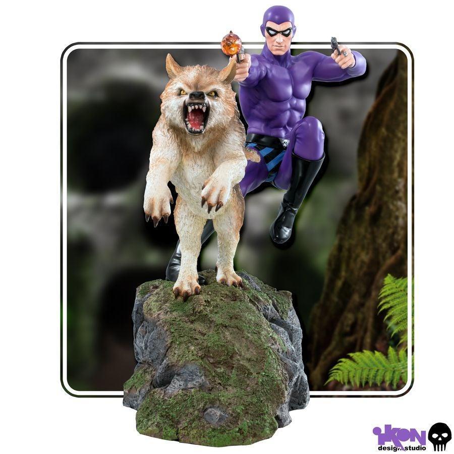 IKO1227 Phantom - Phantom and Devil Purple Suit Statue - Ikon Design Studio - Titan Pop Culture