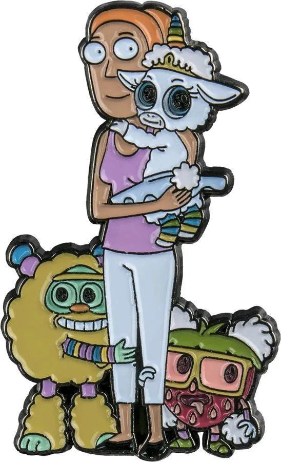 IKO1273 Rick & Morty - Summer & Friends Enamel Pin - Ikon Collectables - Titan Pop Culture