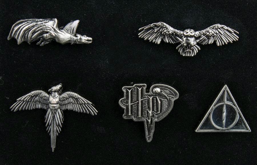 IKO1280 Harry Potter - Creatures Lapel Pin Set - Ikon Collectables - Titan Pop Culture