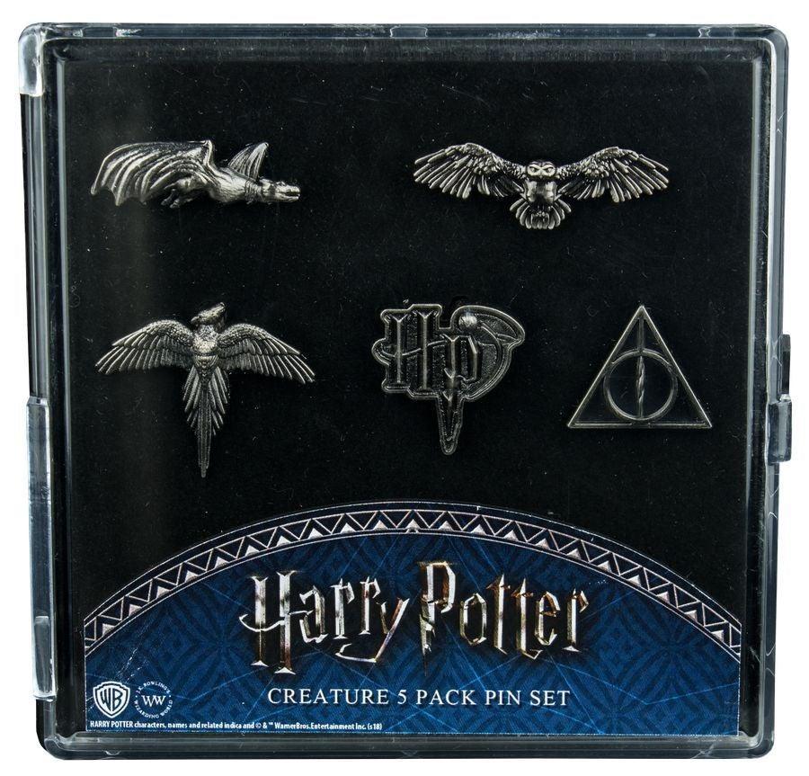 IKO1280 Harry Potter - Creatures Lapel Pin Set - Ikon Collectables - Titan Pop Culture