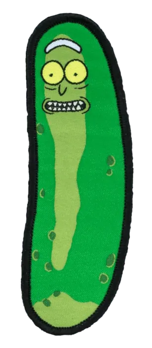 IKO1329 Rick & Morty - Pickle Rick Patch - Ikon Collectables - Titan Pop Culture