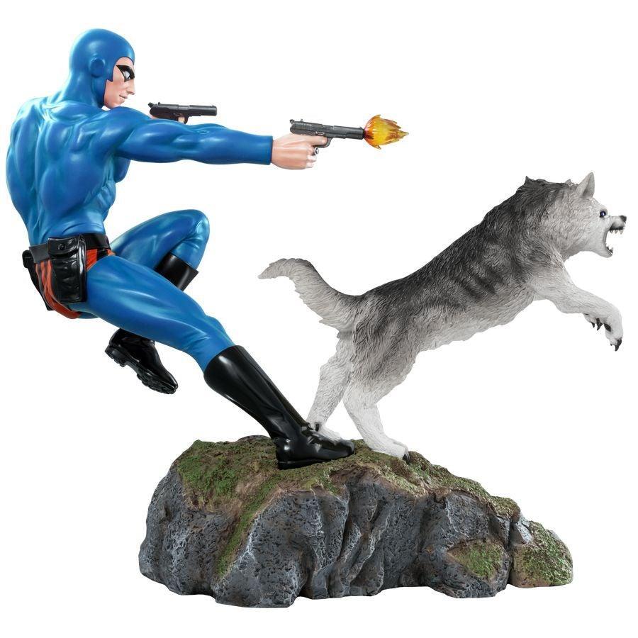 IKO1618 Phantom - Phantom and Devil Blue Suit Statue - Ikon Design Studio - Titan Pop Culture