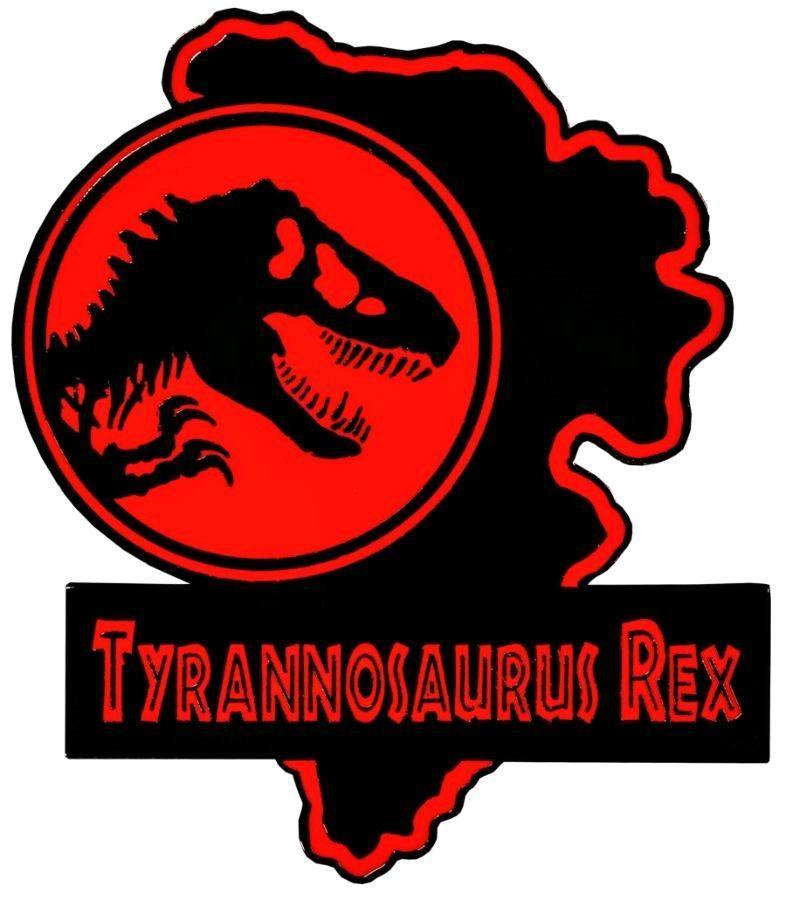 IKO1631 Jurassic Park - Tyrannosaurs Rex Map Enamel Pin - Ikon Collectables - Titan Pop Culture