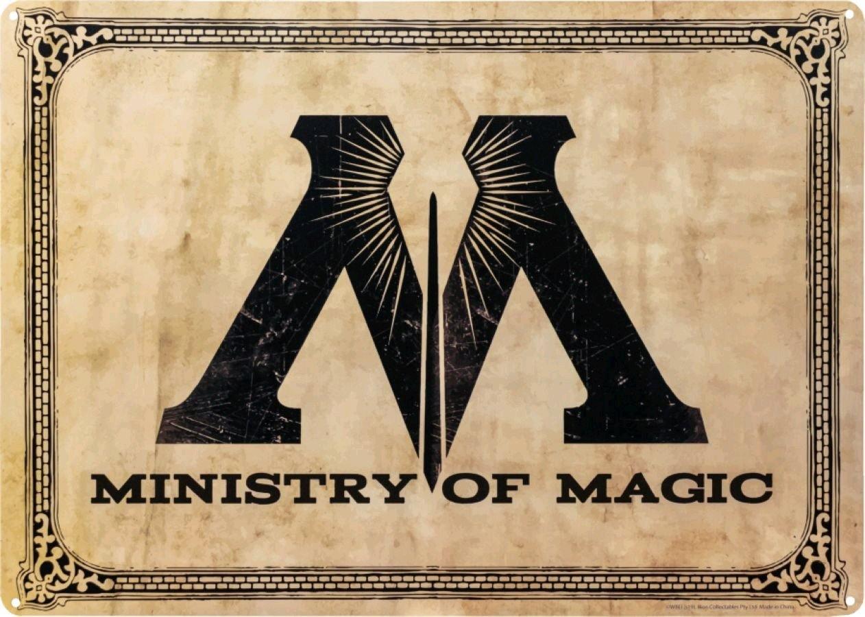 IKO1634 Harry Potter - Ministry of Magic A3 Tin Sign - Ikon Collectables - Titan Pop Culture