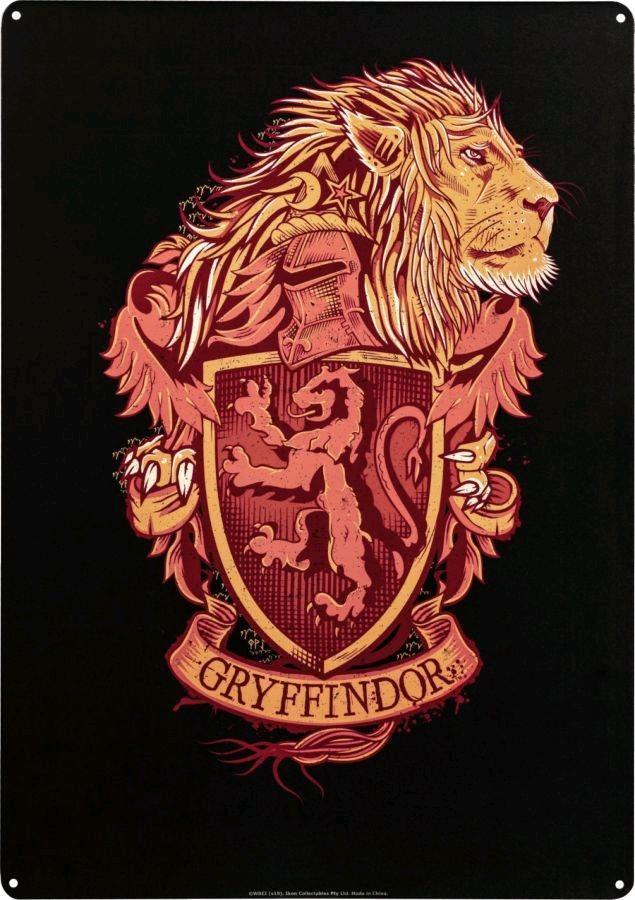 IKO1635 Harry Potter - Gryffindor A3 Tin Sign - Ikon Collectables - Titan Pop Culture