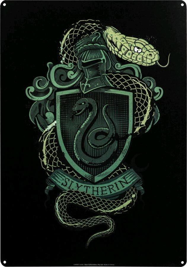 IKO1636 Harry Potter - Slytherin A3 Tin Sign - Ikon Collectables - Titan Pop Culture