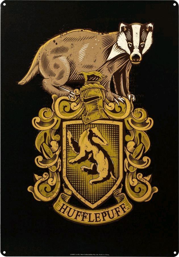 IKO1638 Harry Potter - Hufflepuff A3 Tin Sign - Ikon Collectables - Titan Pop Culture