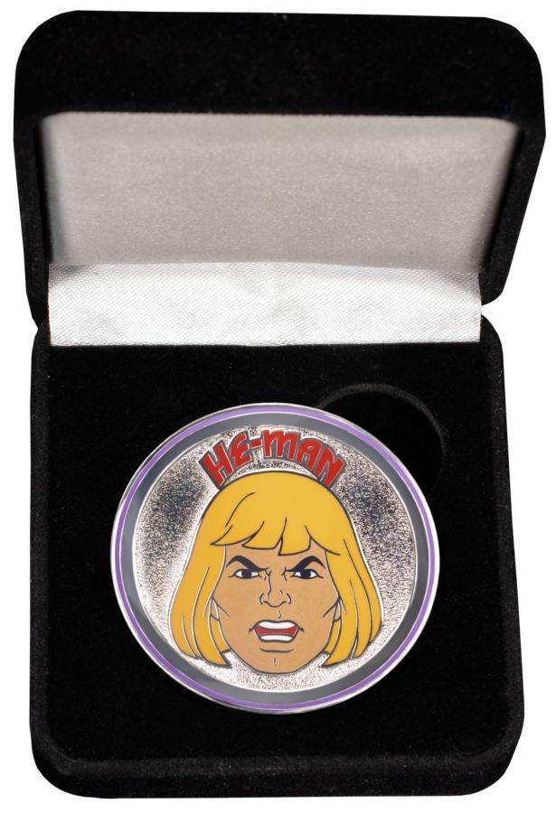 IKO1688 Masters of the Universe - He Man Challenge Coin - Ikon Collectables - Titan Pop Culture