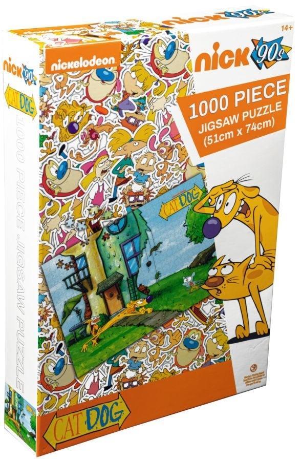 IKO1809 Catdog - Yard 1000 piece Jigsaw Puzzle - Ikon Collectables - Titan Pop Culture