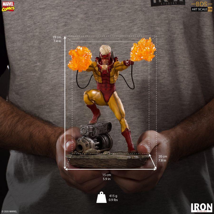 IRO15913 X-Men - Pyro 1:10 Scale Statue - Iron Studios - Titan Pop Culture