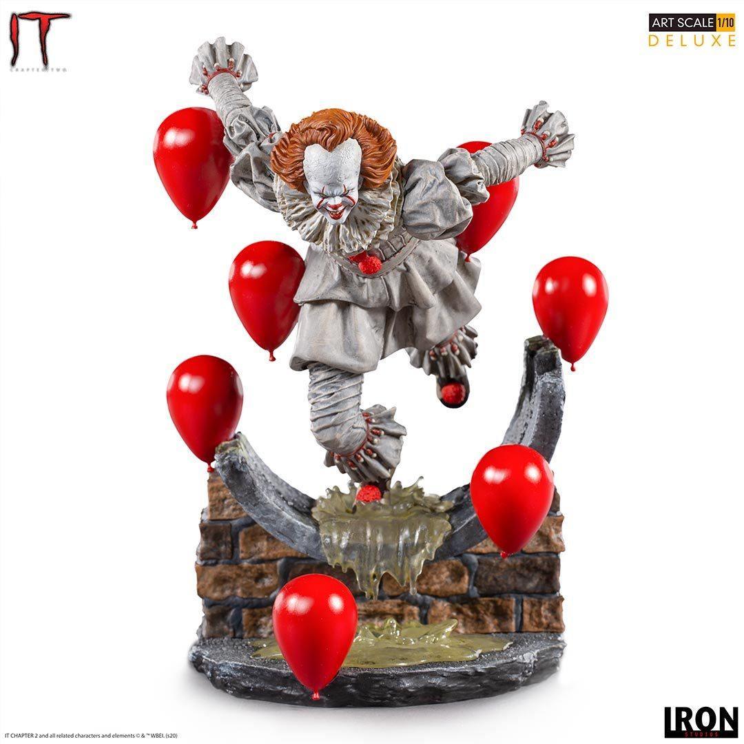 IRO15999 It Chapter 2 - Pennywise Deluxe 1:10 Scale Statue - Iron Studios - Titan Pop Culture