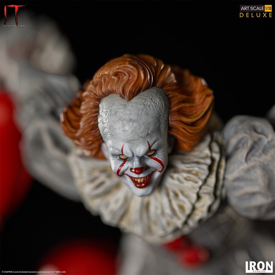 IRO15999 It Chapter 2 - Pennywise Deluxe 1:10 Scale Statue - Iron Studios - Titan Pop Culture