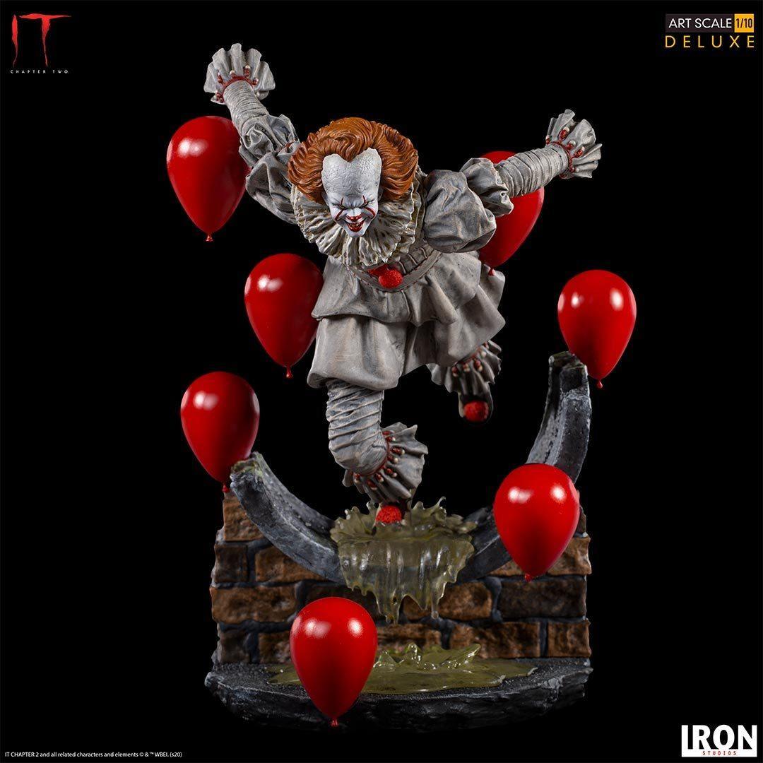 IRO15999 It Chapter 2 - Pennywise Deluxe 1:10 Scale Statue - Iron Studios - Titan Pop Culture