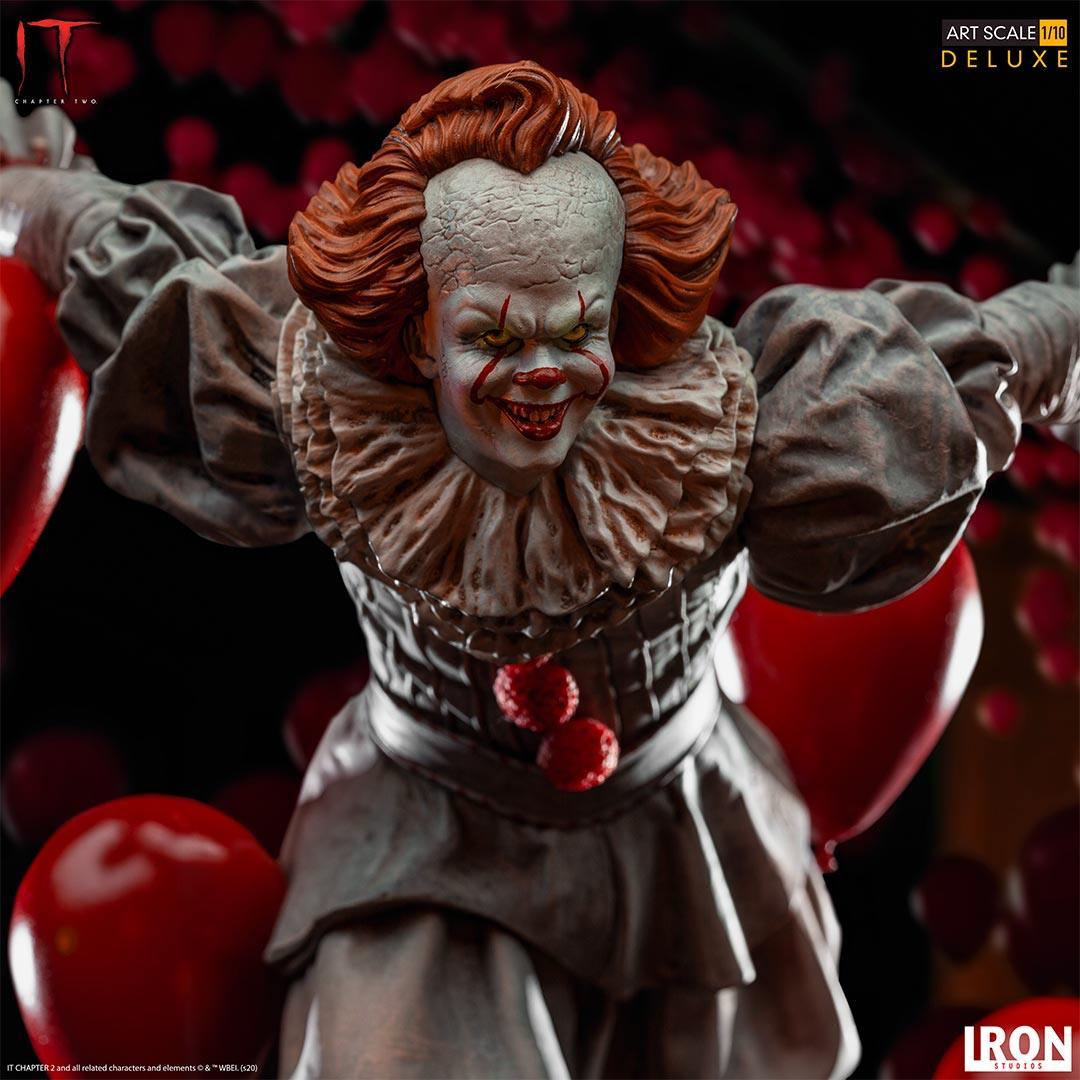 IRO15999 It Chapter 2 - Pennywise Deluxe 1:10 Scale Statue - Iron Studios - Titan Pop Culture