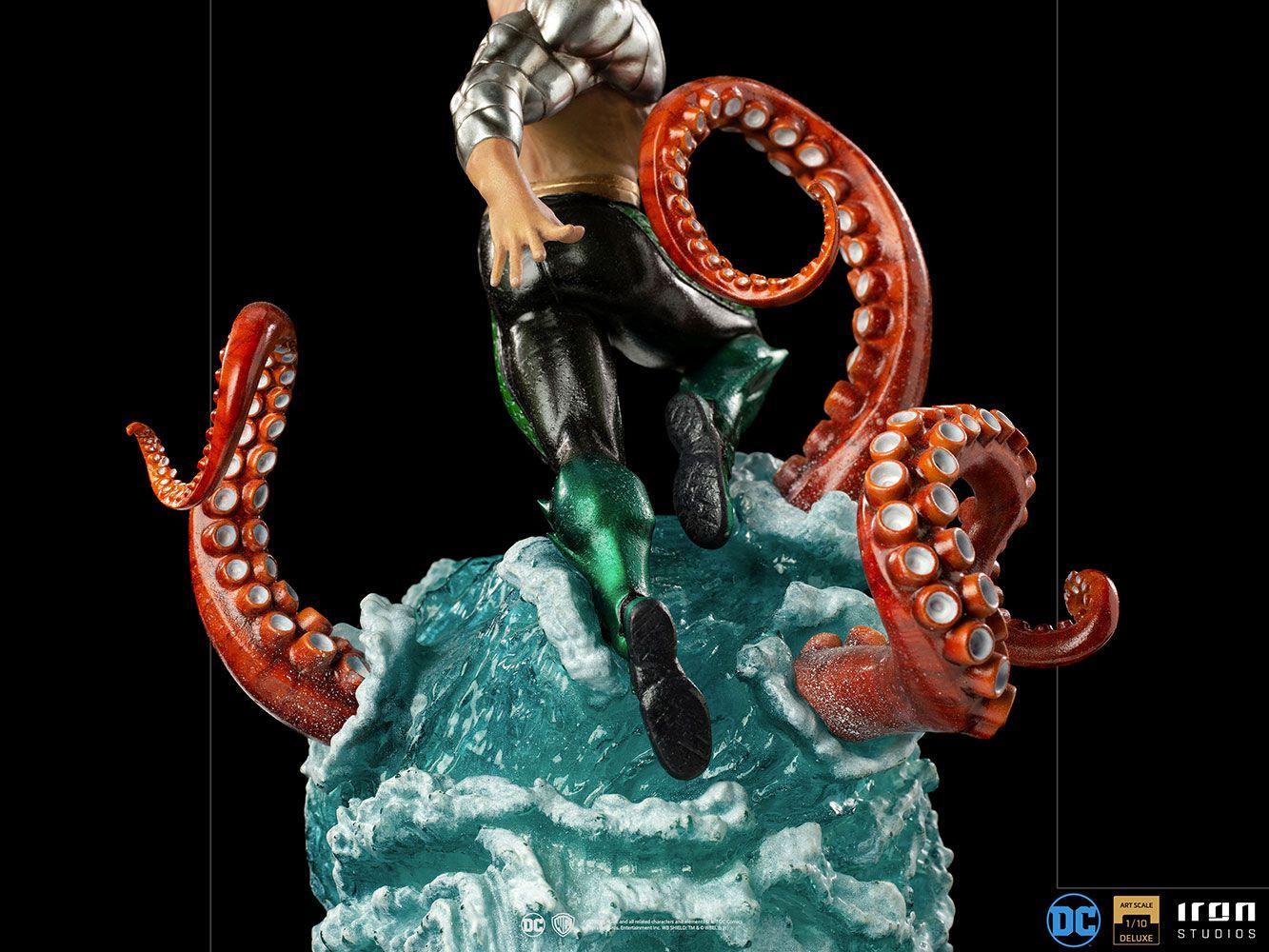 IRO27863 DC Comics - Aquaman Deluxe 1:10 Scale Statue - Iron Studios - Titan Pop Culture