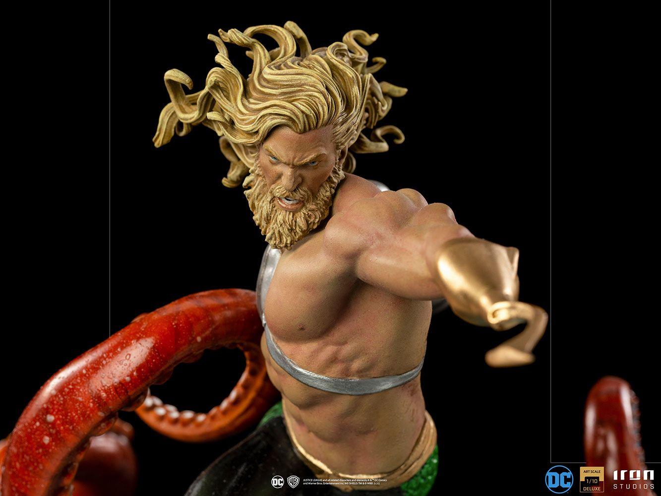 IRO27863 DC Comics - Aquaman Deluxe 1:10 Scale Statue - Iron Studios - Titan Pop Culture