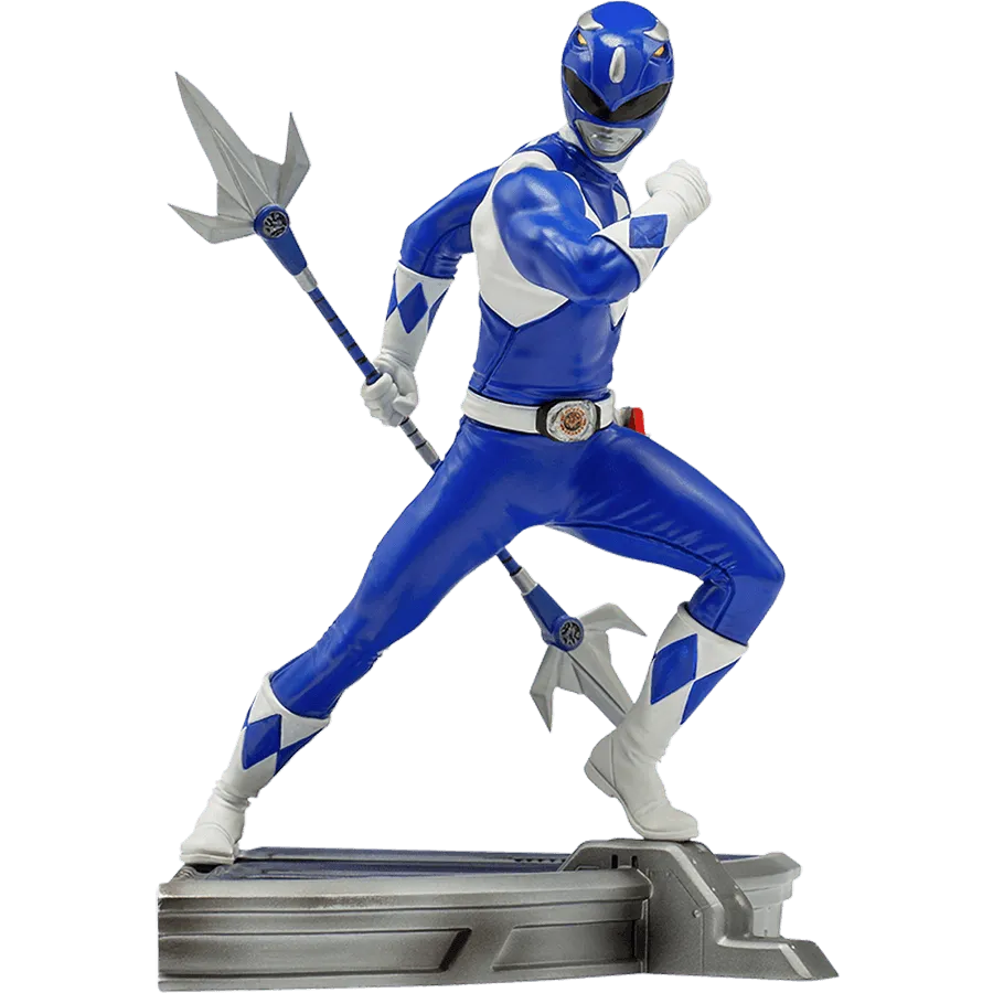 IRO28167 Power Rangers - Blue Ranger 1:10 Scale Statue - Iron Studios - Titan Pop Culture