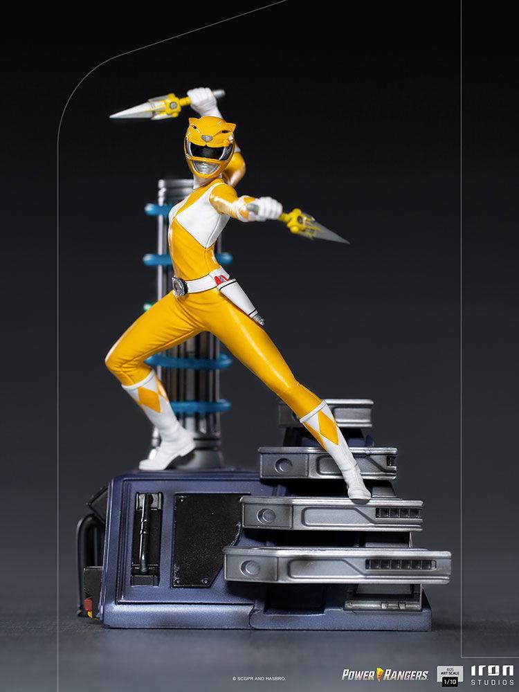 IRO28181 Power Rangers - Yellow Ranger 1:10 Scale Statue - Iron Studios - Titan Pop Culture