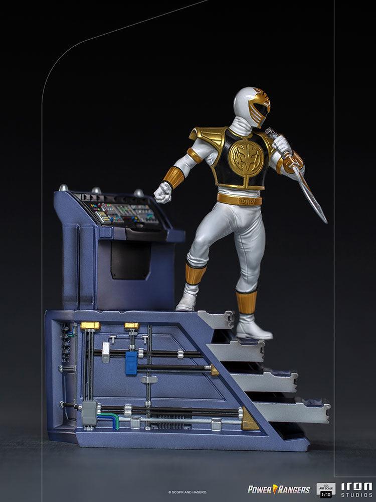 IRO28204 Power Rangers - White Ranger 1:10 Scale Statue - Iron Studios - Titan Pop Culture