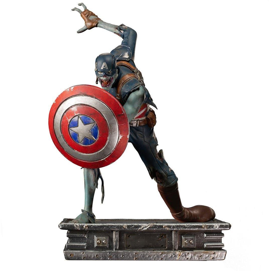 IRO28556 What If - Zombie Captain America 1:10 Scale Statue - Iron Studios - Titan Pop Culture