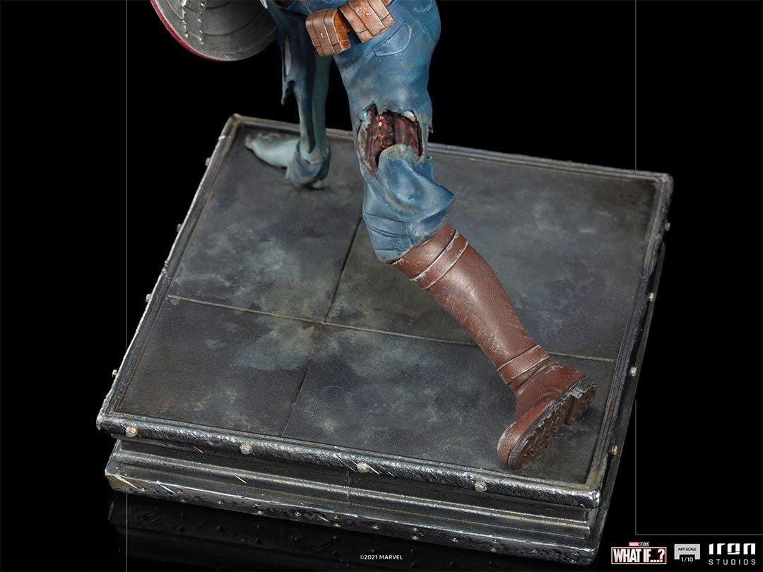 IRO28556 What If - Zombie Captain America 1:10 Scale Statue - Iron Studios - Titan Pop Culture