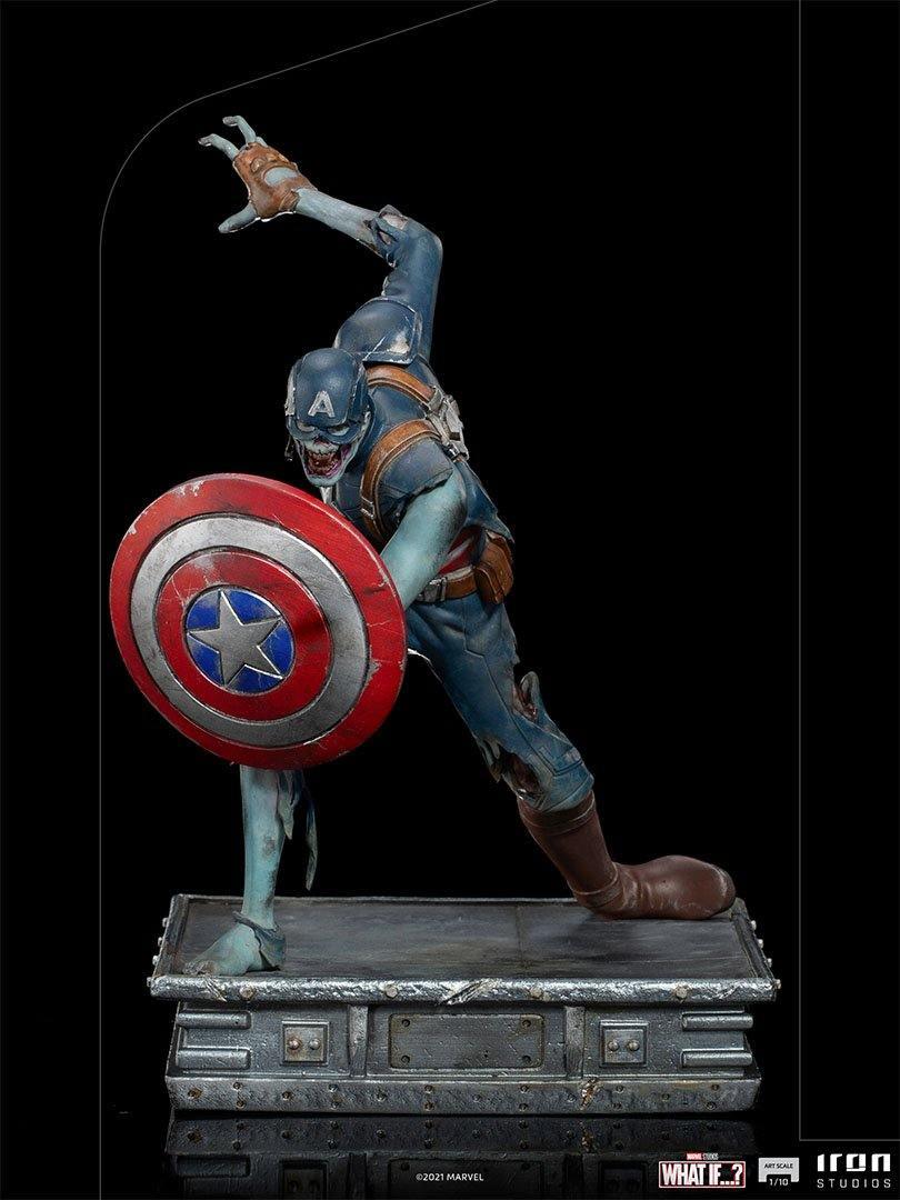 IRO28556 What If - Zombie Captain America 1:10 Scale Statue - Iron Studios - Titan Pop Culture