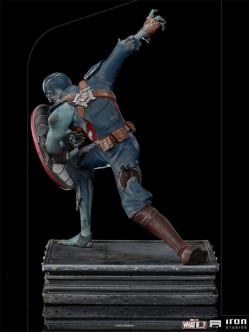 IRO28556 What If - Zombie Captain America 1:10 Scale Statue - Iron Studios - Titan Pop Culture