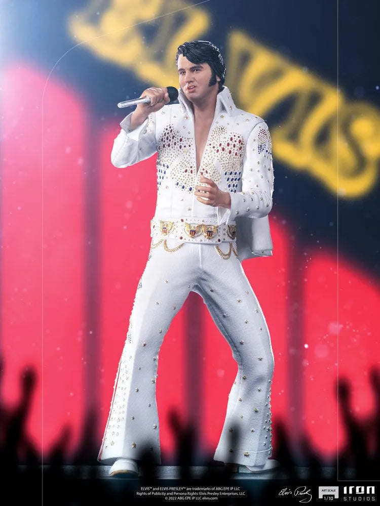 IRO28853 Elvis Presley - 1973 Aloha Eagle 1:10 Scale Statue - Iron Studios - Titan Pop Culture