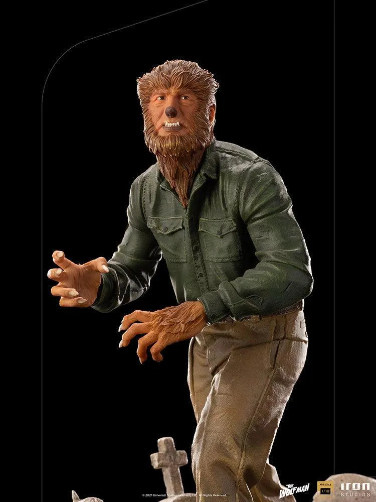 IRO29041 Universal Monsters - Wolf Man Deluxe 1:10 Scale Statue - Iron Studios - Titan Pop Culture