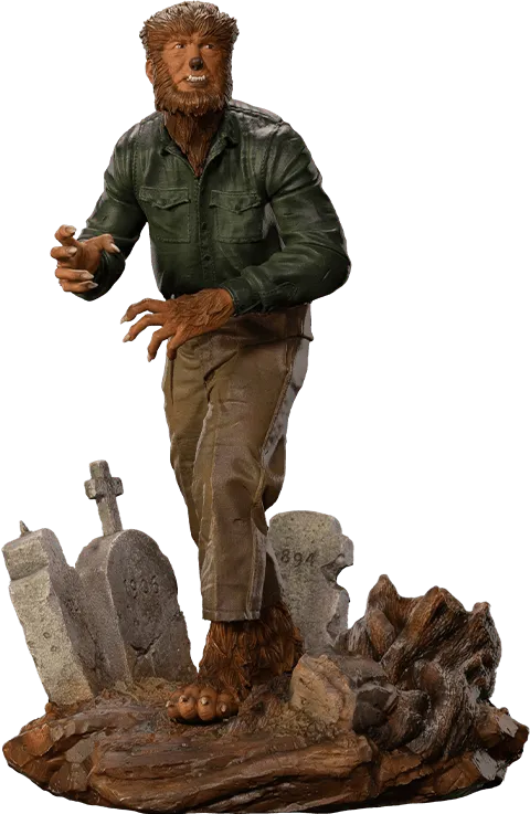 IRO29041 Universal Monsters - Wolf Man Deluxe 1:10 Scale Statue - Iron Studios - Titan Pop Culture