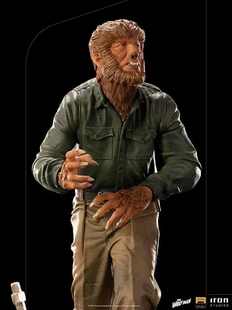 IRO29041 Universal Monsters - Wolf Man Deluxe 1:10 Scale Statue - Iron Studios - Titan Pop Culture