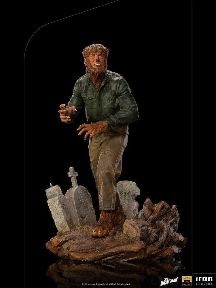 IRO29041 Universal Monsters - Wolf Man Deluxe 1:10 Scale Statue - Iron Studios - Titan Pop Culture