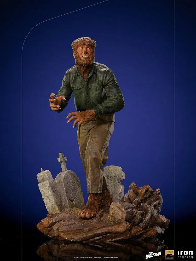 IRO29041 Universal Monsters - Wolf Man Deluxe 1:10 Scale Statue - Iron Studios - Titan Pop Culture