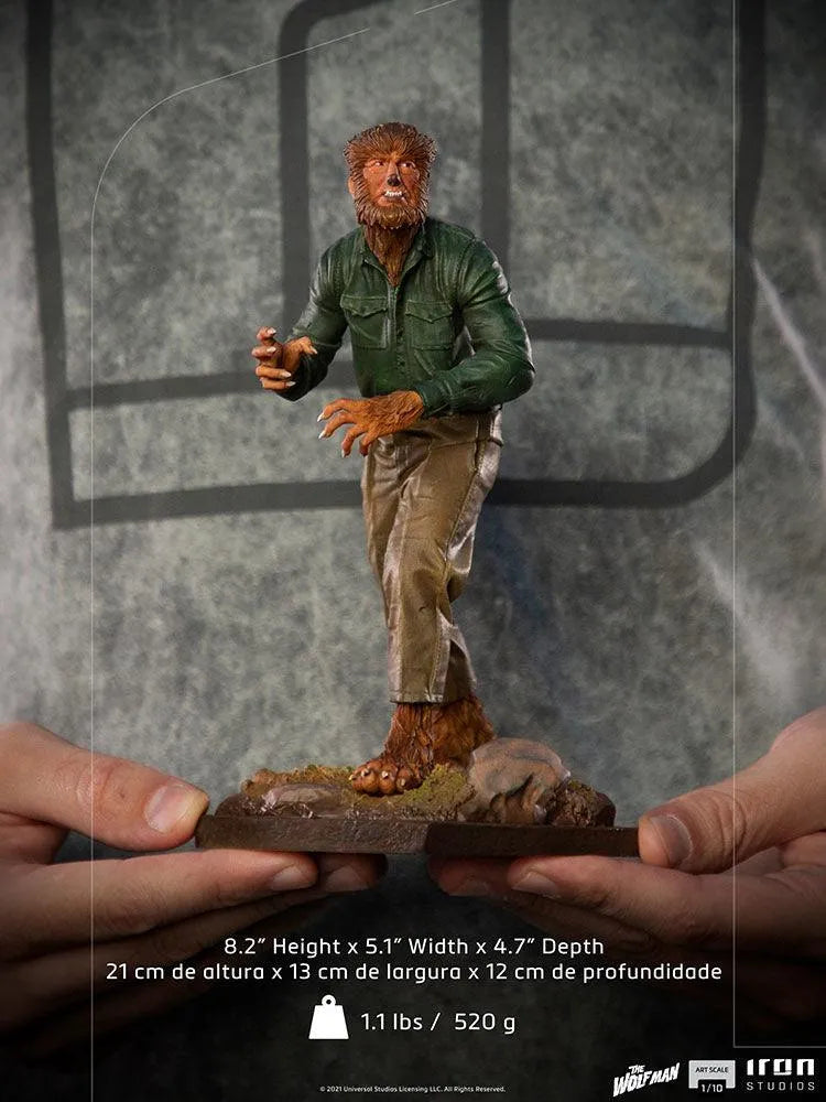 IRO29058 Universal Monsters - Wolf Man 1:10 Scale Statue - Iron Studios - Titan Pop Culture
