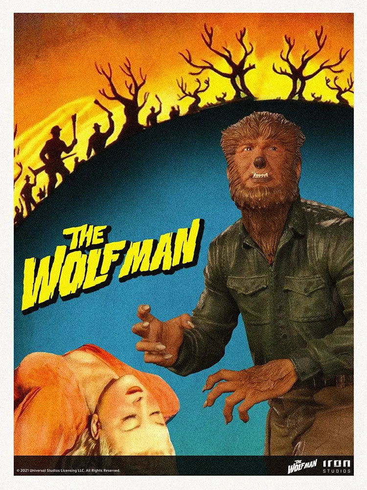 IRO29058 Universal Monsters - Wolf Man 1:10 Scale Statue - Iron Studios - Titan Pop Culture