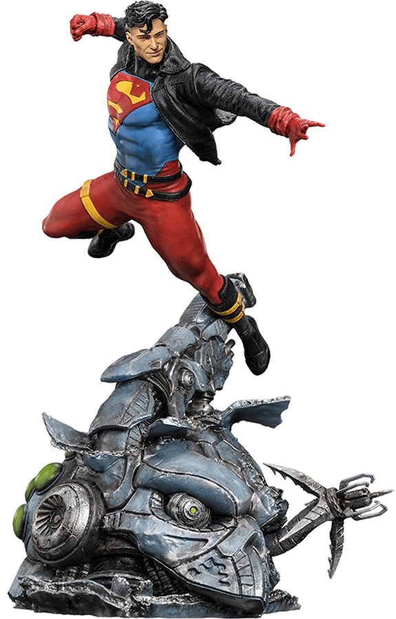 IRO29225 Superman - Superboy 1:10 Scale Statue - Iron Studios - Titan Pop Culture