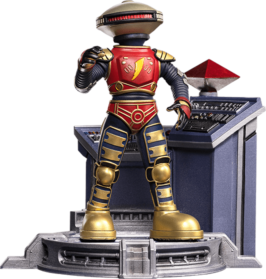 IRO29447 Power Rangers - Alpha 5 Deluxe 1:10 Scale Statue - Iron Studios - Titan Pop Culture