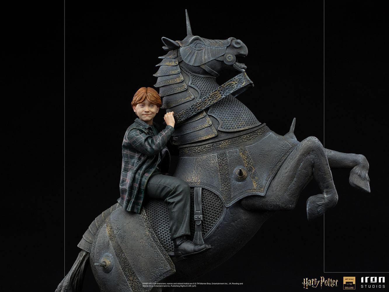 IRO34997 Harry Potter - Ron Weasley Deluxe 1:10 Scale Statue - Iron Studios - Titan Pop Culture