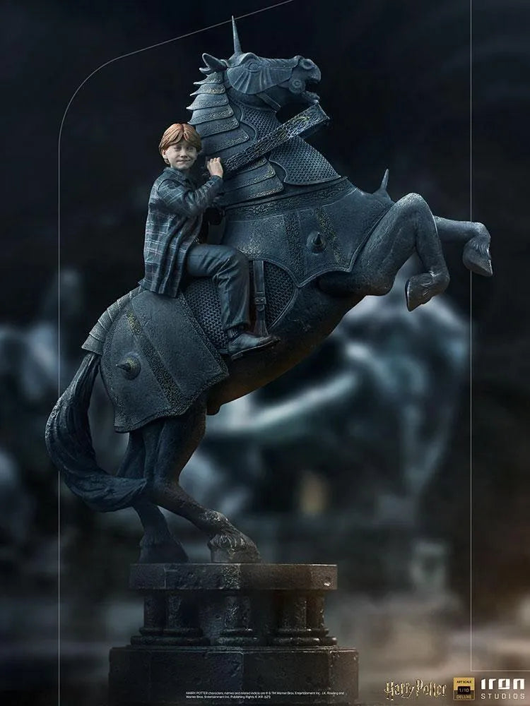 IRO34997 Harry Potter - Ron Weasley Deluxe 1:10 Scale Statue - Iron Studios - Titan Pop Culture